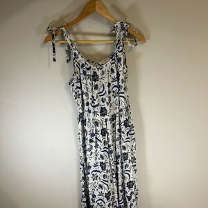 Floral Button Front Long Sleeve Blouse Lightweight Size Small